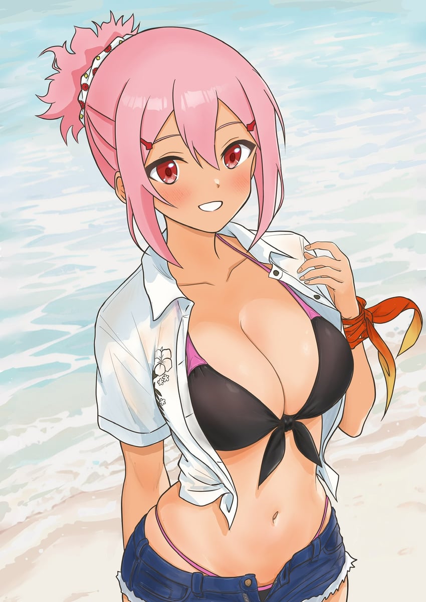 akamine yuuna (yuusha de aru and 2 more) drawn by man12sikata-04