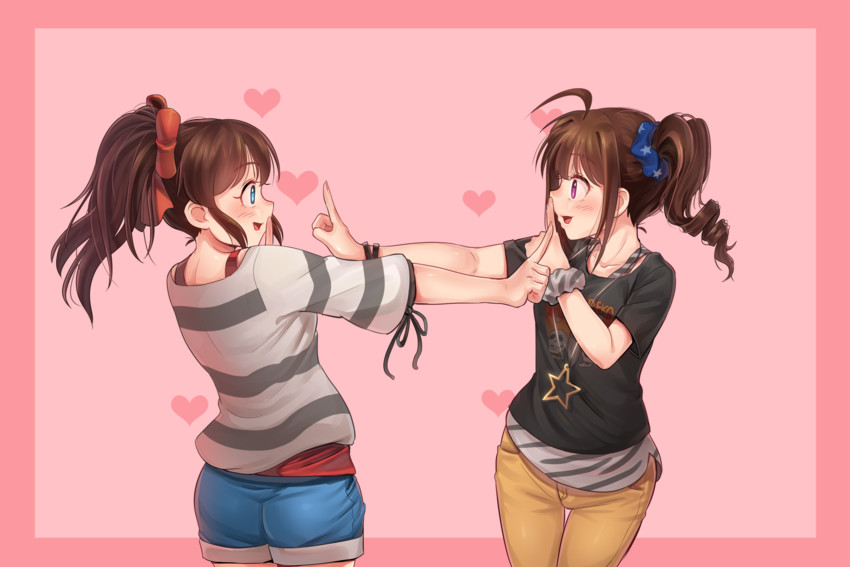 yokoyama nao and satake minako (idolmaster and 1 more) drawn by kamille_(vcx68)