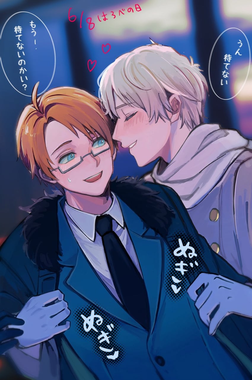 america and russia (axis powers hetalia) drawn by sama_8_sm