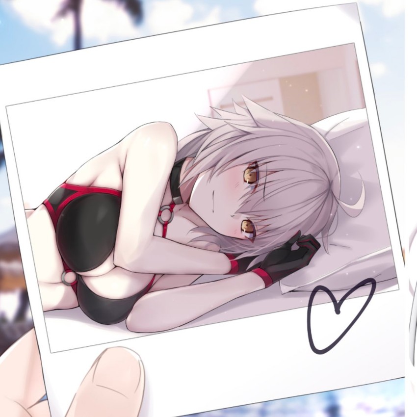 jeanne d'arc alter (fate and 1 more) drawn by bee_doushi