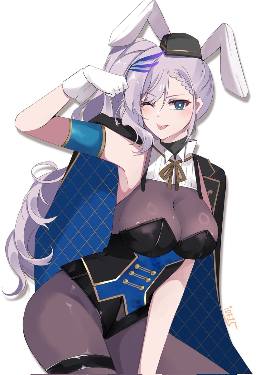 pavolia reine (hololive and 1 more) drawn by airani_iofifteen_(artist)