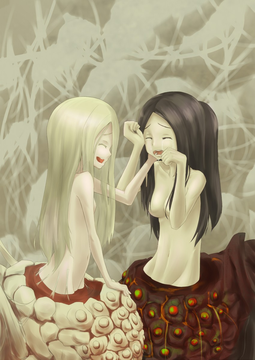 chaos witch quelaag and quelaag's sister (dark souls and 1 more) drawn by yotsura