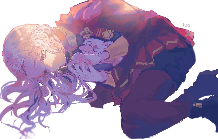 edelgard von hresvelg (fire emblem and 1 more) drawn by kurosukenekocha