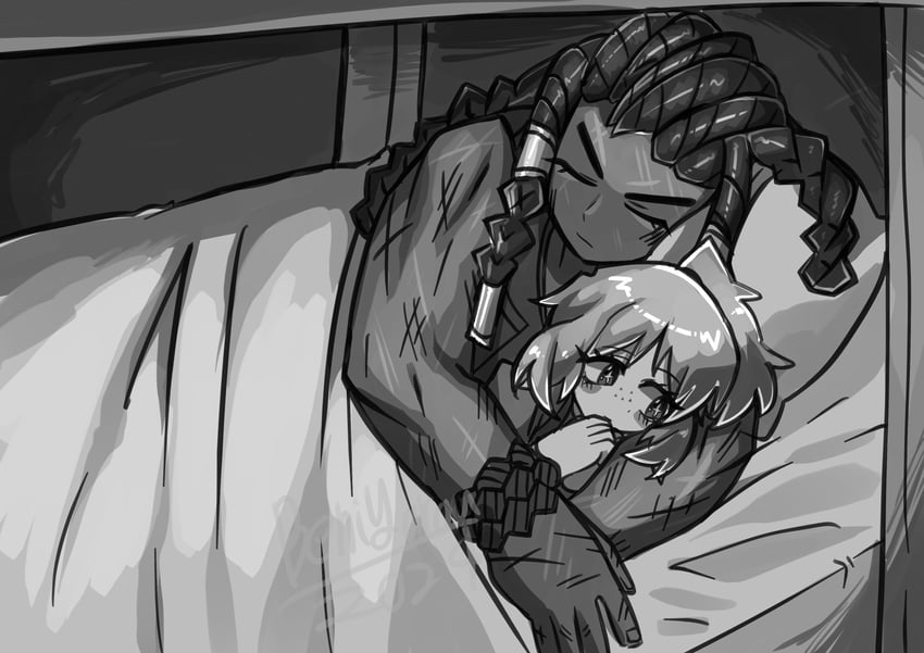 ishmael and queequeg (project moon and 1 more) drawn by beniyarou