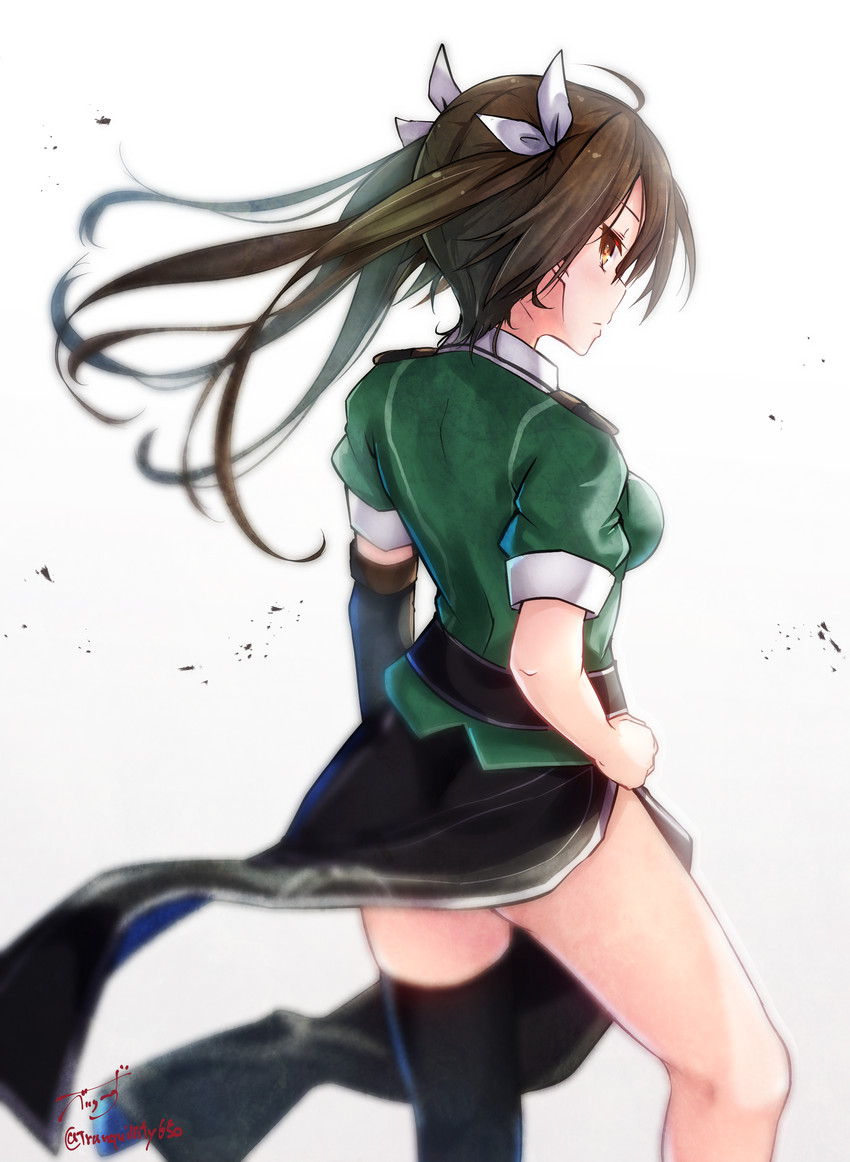 tone and tone kai ni (kantai collection) drawn by baileys_(tranquillity650)