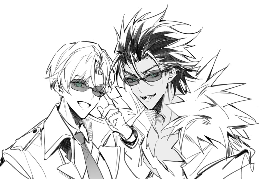 aaron and luke (buddy mission bond) drawn by yusa_(yusa0751)