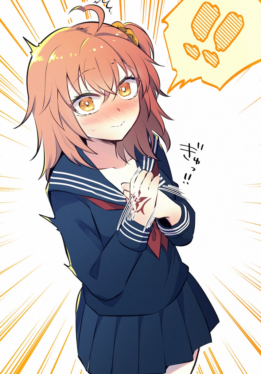 fujimaru ritsuka (fate and 1 more) drawn by nijiomu