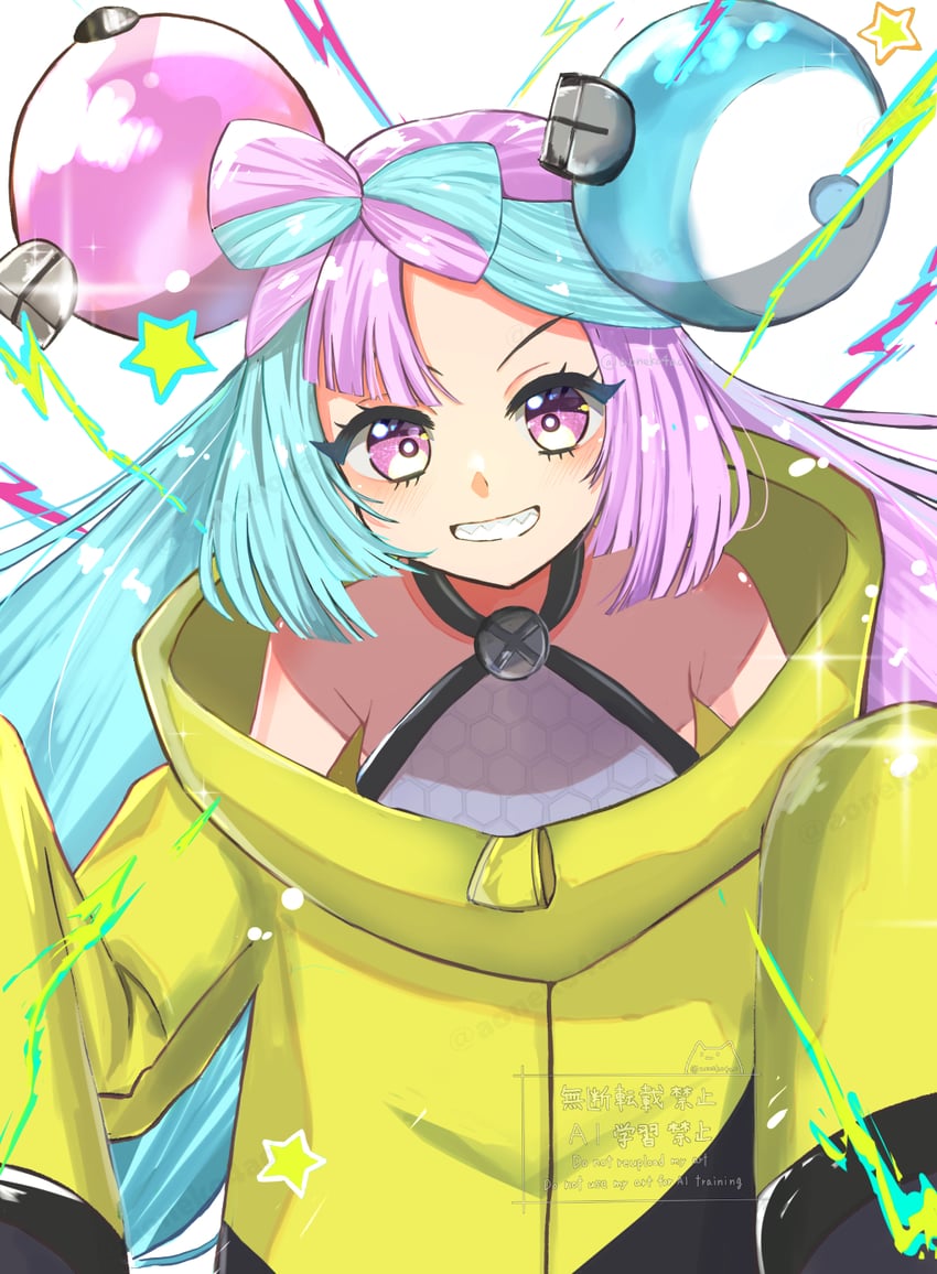 iono (pokemon and 1 more) drawn by aoneko4ao_(edwf7745)