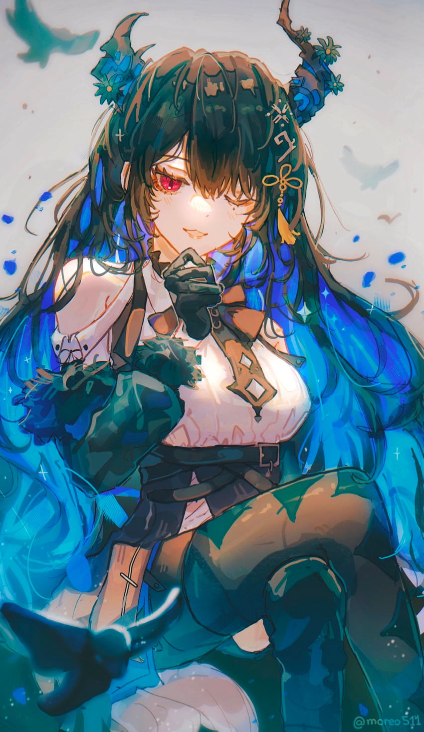 nerissa ravencroft (hololive and 1 more) drawn by moreo511