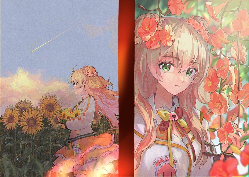 momosuzu nene (hololive) drawn by nakashima_(pluscolor)