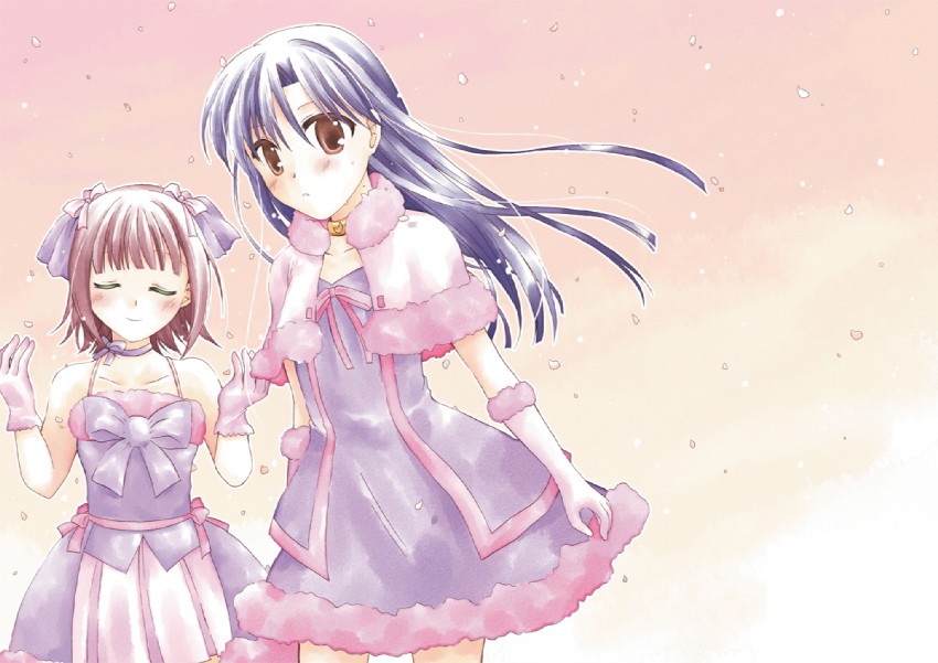 kisaragi chihaya and amami haruka (idolmaster and 1 more) drawn by koto_(takatsuki)