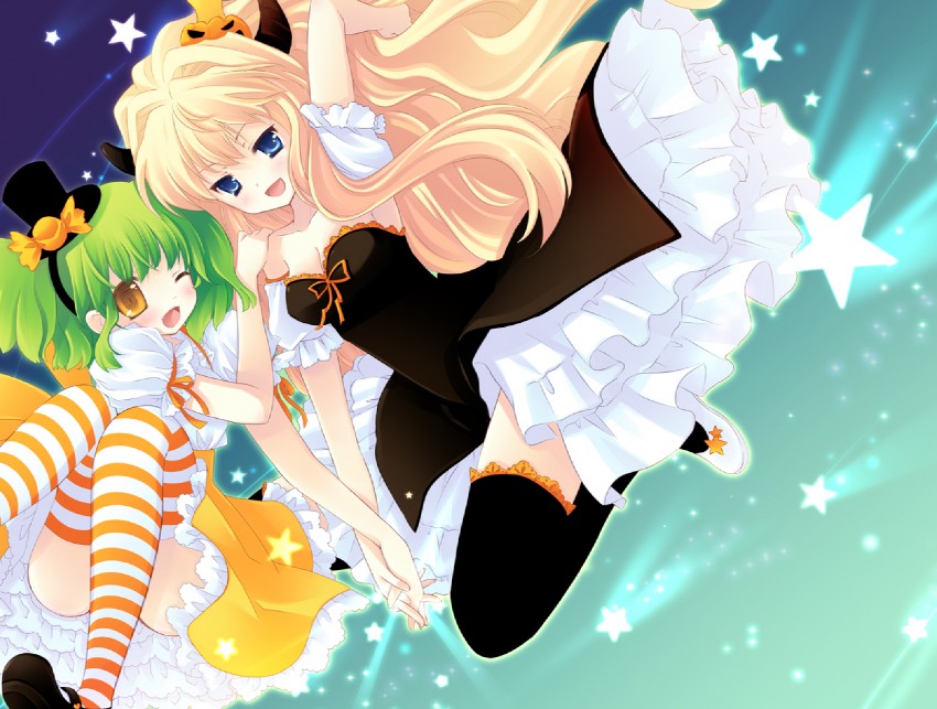 sheryl nome and ranka lee (macross and 1 more) drawn by natsume_eri