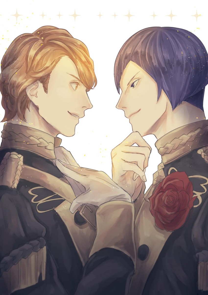 ferdinand von aegir and lorenz hellman gloucester (fire emblem and 1 more) drawn by hnsk_hmr