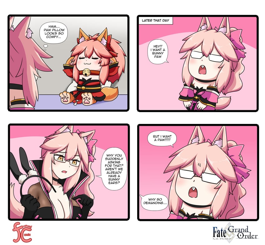 tamamo, tamamo cat, and koyanskaya (fate and 1 more) drawn by keita_naruzawa