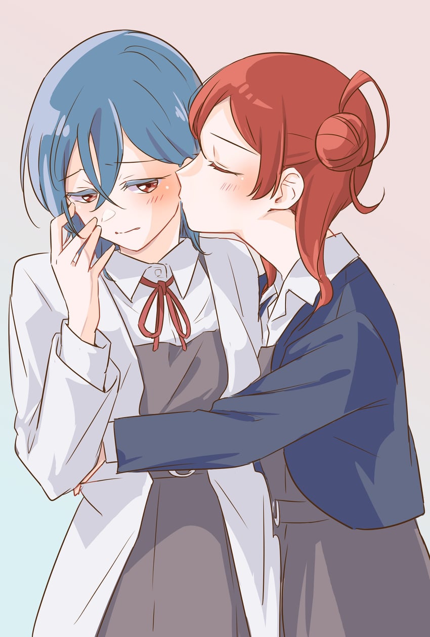 wakana shiki and yoneme mei (love live! and 1 more) drawn by kikorinolily