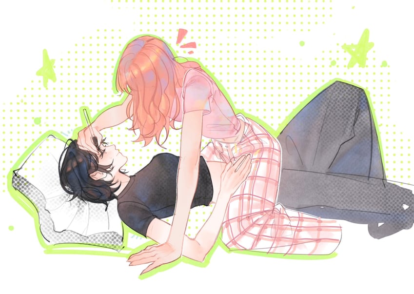 koga mitsuki and oosawa aya (kininatteru hito ga otoko ja nakatta) drawn by yoko9tci