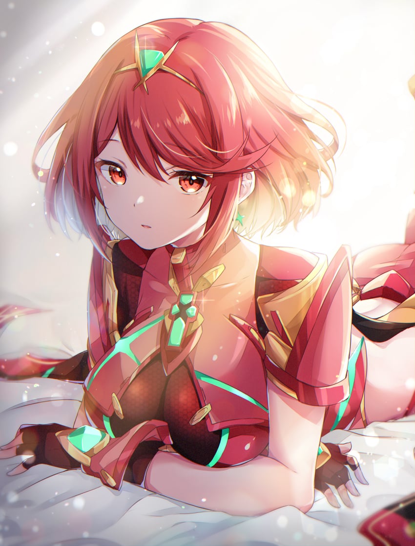 pyra (xenoblade chronicles and 1 more) drawn by ui_frara