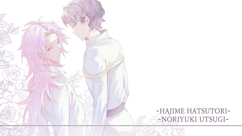 hatsutori hajime and utsugi noriyuki (saibou shinkyoku) drawn by temu_(temp_mumu)