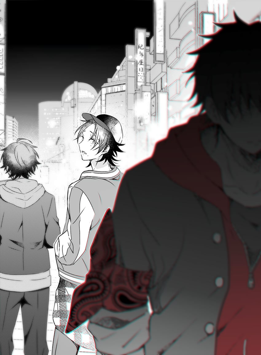 yamada ichiro, yamada saburo, and yamada jiro (hypnosis mic) drawn by yuuma_(omaeno_meinichi)