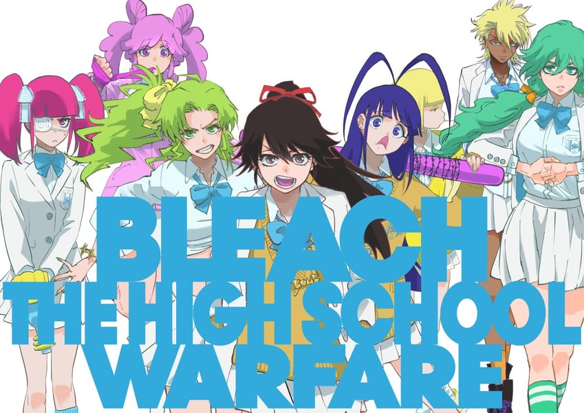 tier harribel, nelliel tu odelschwanck, bambietta basterbine, dokugamine riruka, giselle gewelle, and 3 more (bleach and 1 more) drawn by kubo_tite