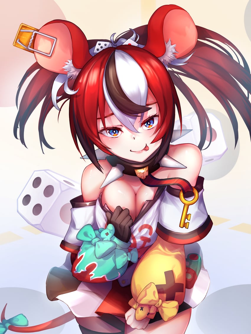 hakos baelz (hololive and 1 more) drawn by lan777