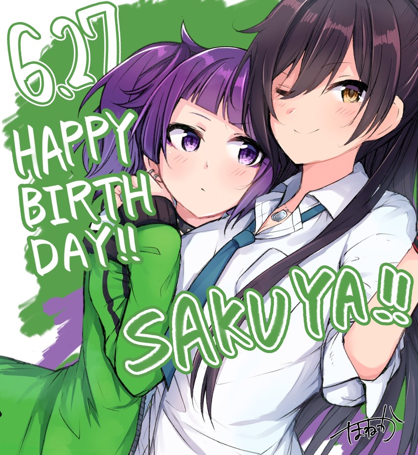 shirase sakuya and tanaka mamimi (idolmaster and 1 more) drawn by hanetsuka