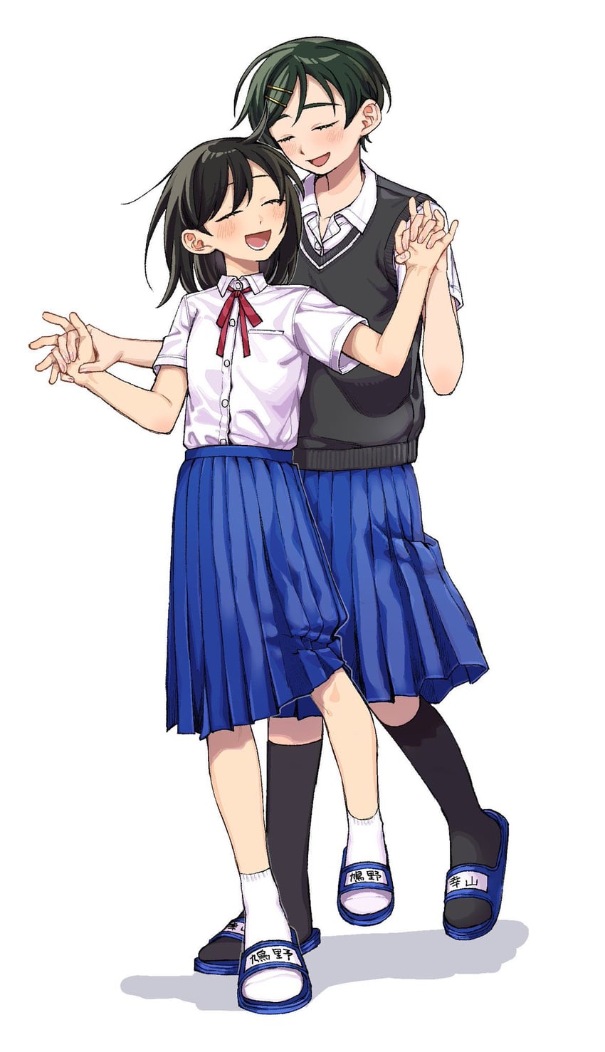 hatono chihiro and kouyama rin (futsuu no keion-bu) drawn by rra_(yj)