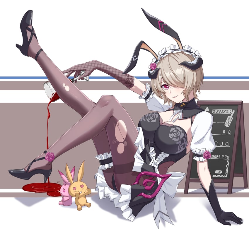 rita rossweisse, homu, and homei (honkai and 1 more) drawn by ni_xiu