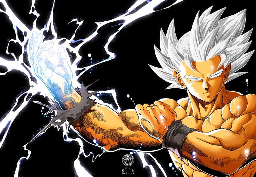 son goku (dragon ball and 1 more) drawn by 737_kin