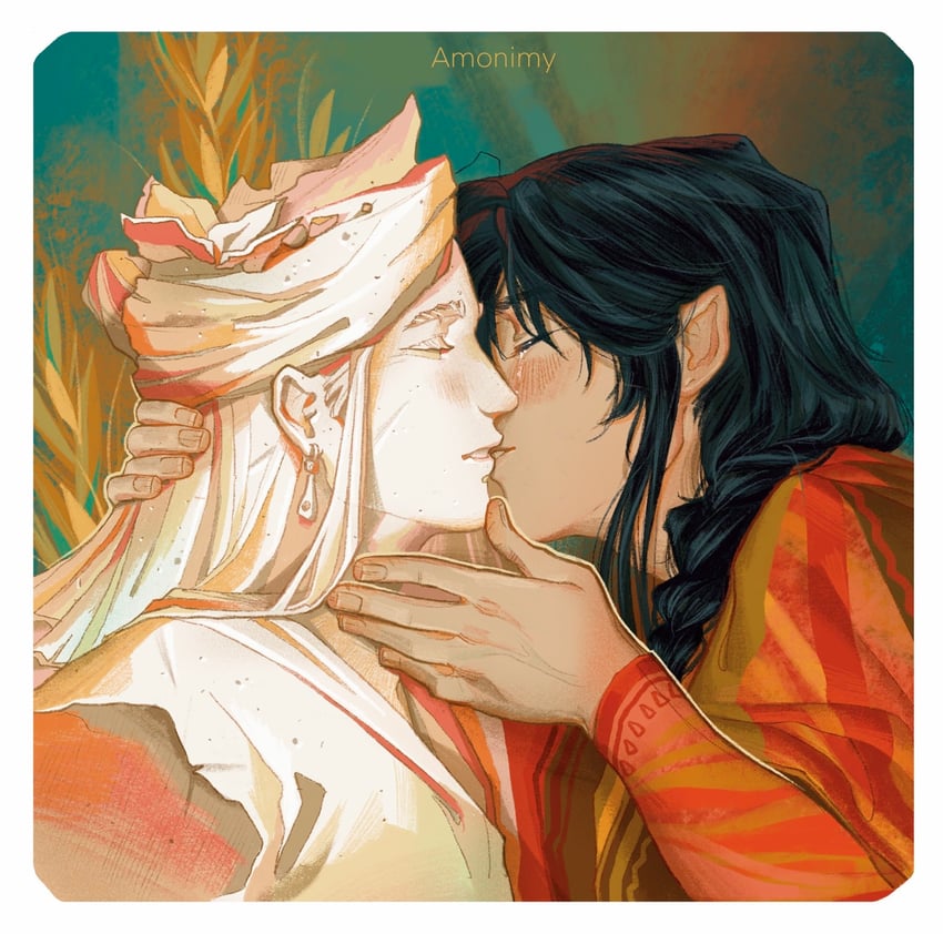 xie lian and hua cheng (tianguan cifu) drawn by amonimy