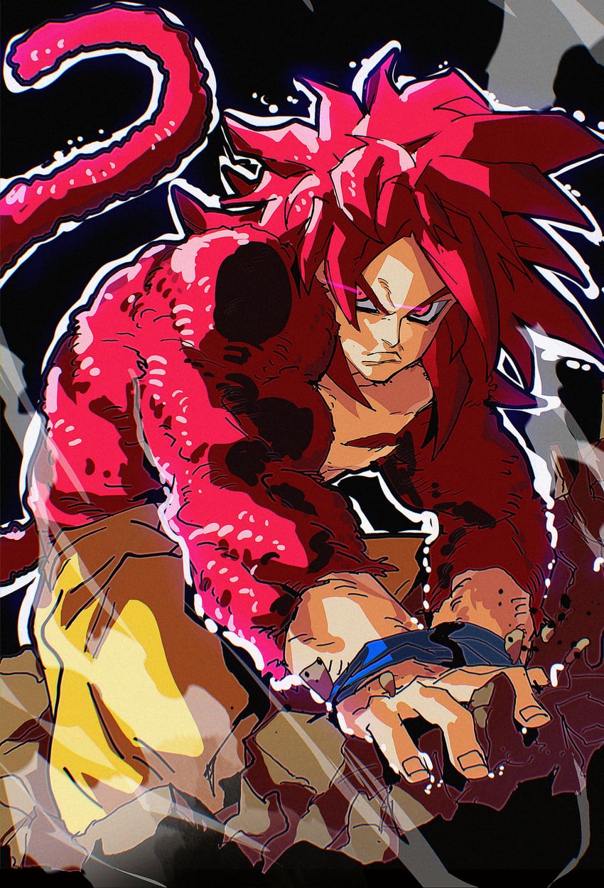 son goku (dragon ball and 1 more) drawn by isaacchief300