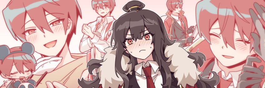 xiao and lowell (project moon and 1 more) drawn by bbunny