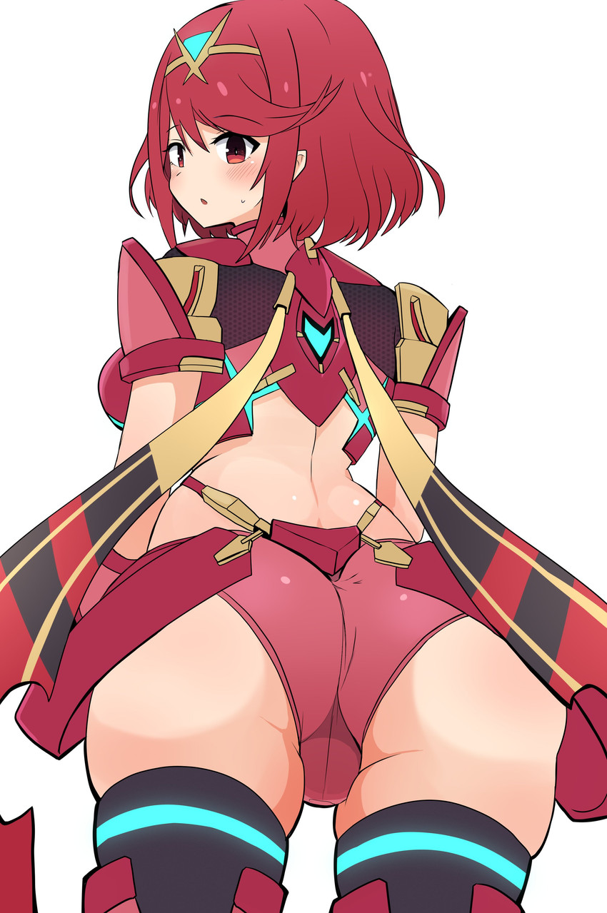 pyra (xenoblade chronicles and 1 more) drawn by asyura_kumo