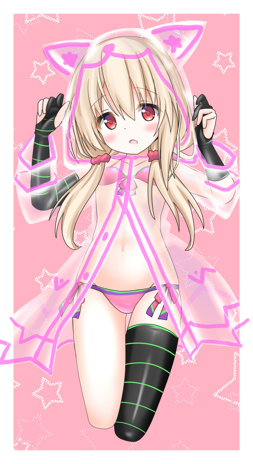 illyasviel von einzbern (fate and 1 more) drawn by langley1000