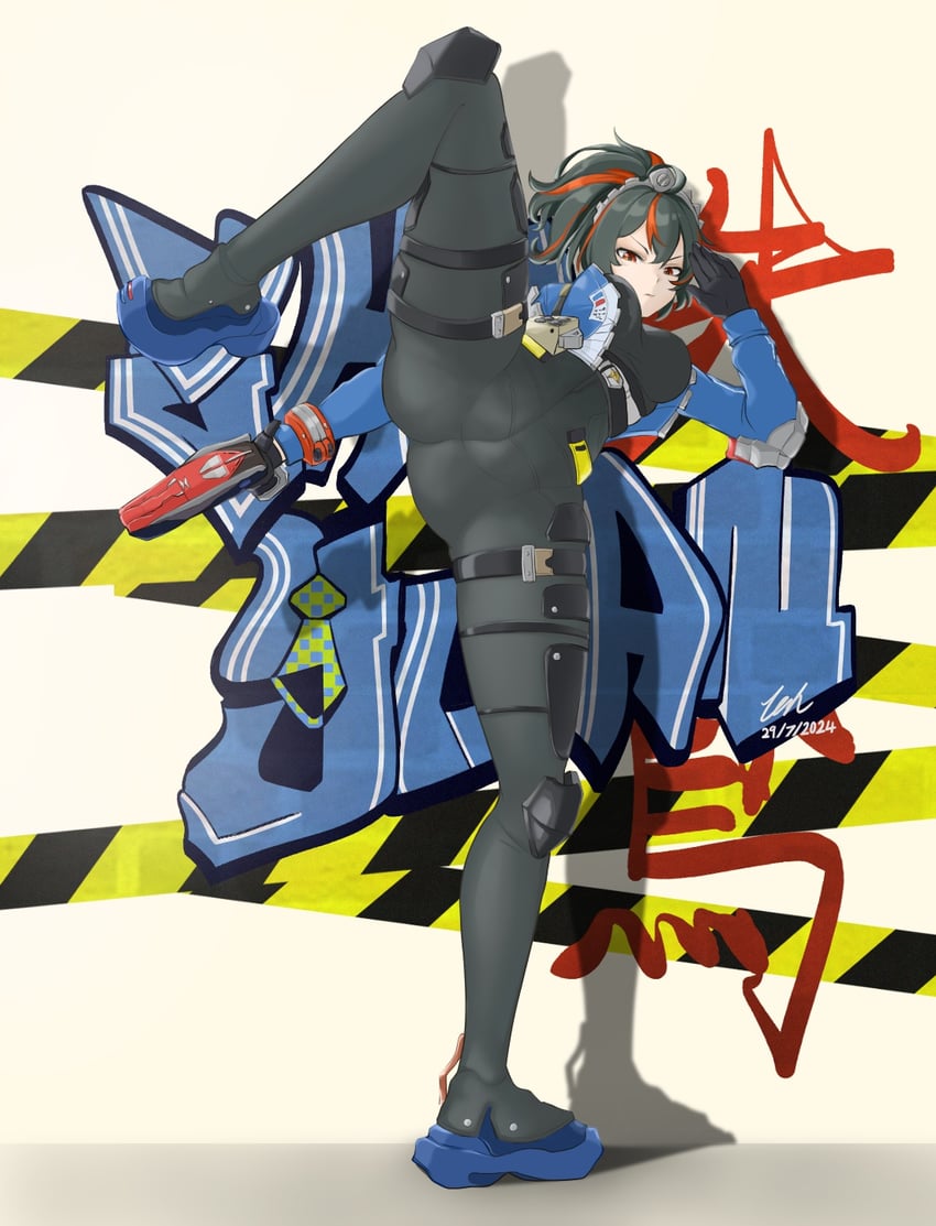 zhu yuan (zenless zone zero) drawn by wagon_(dwagon_sa)