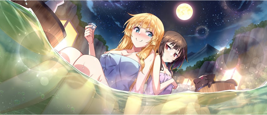 megumin, chomusuke, and cecily (kono subarashii sekai ni shukufuku wo! and 1 more)