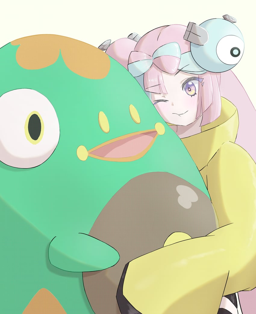 iono and bellibolt (pokemon and 1 more) drawn by sayo_marun