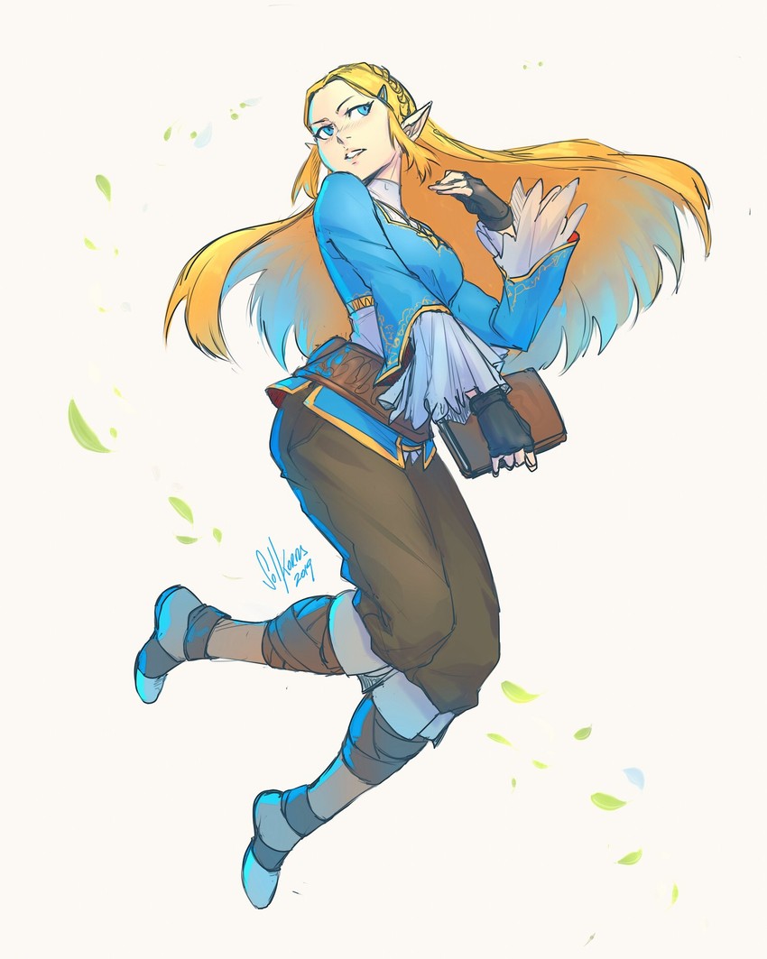 princess zelda (the legend of zelda and 1 more) drawn by solkorra