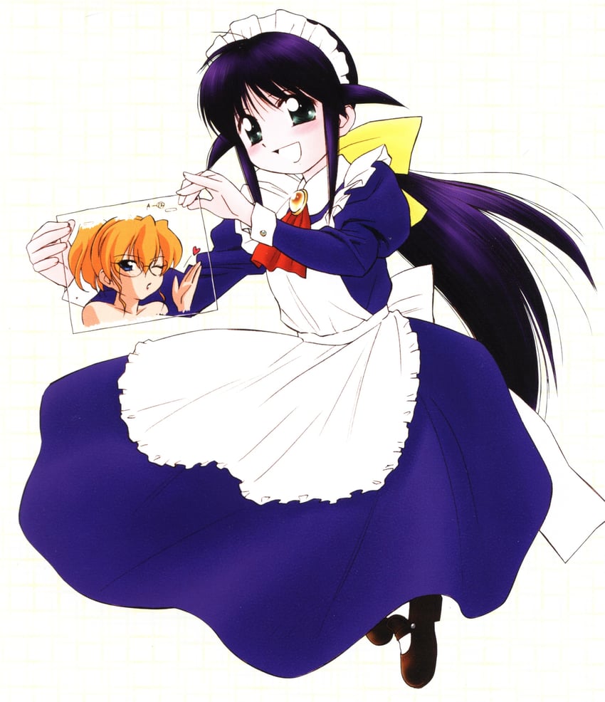 andou mahoro and misato suguru (mahoromatic) drawn by ditama_bow