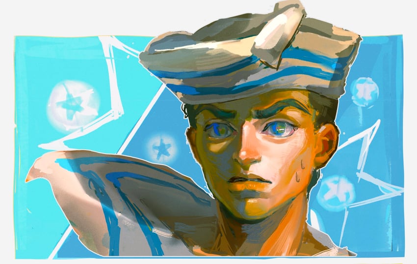 higashikata josuke (jojo no kimyou na bouken and 1 more) drawn by uu0000322