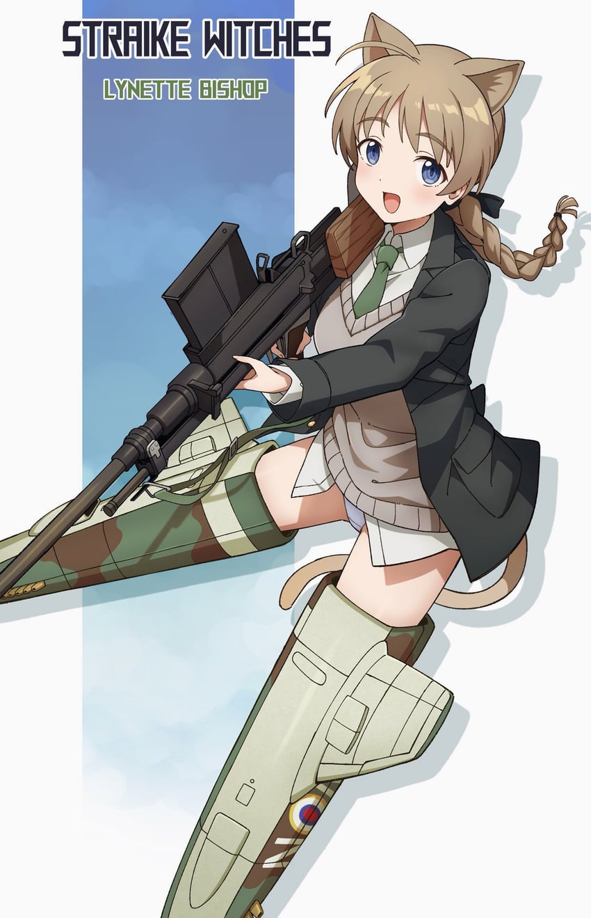 lynette bishop (world witches series and 1 more) drawn by sha_(siasha0104)