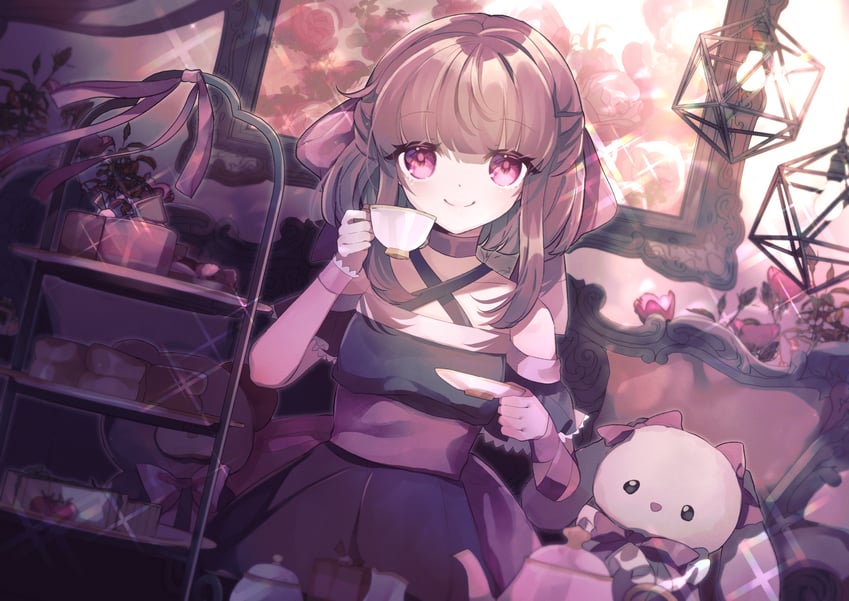 fallenshadow (indie virtual youtuber) drawn by macaronroro
