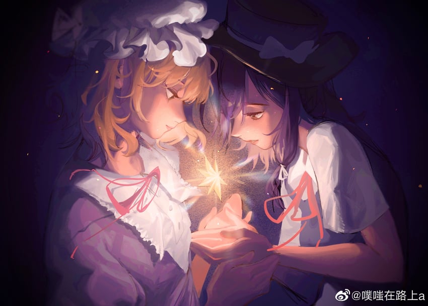 usami renko and maribel hearn (touhou) drawn by puchizai_lushang