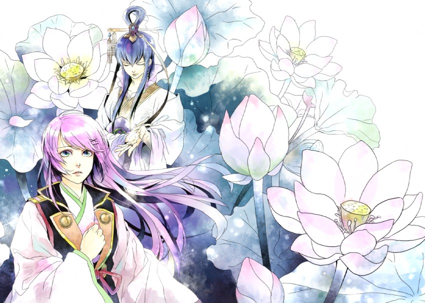 kasuga nozomi (harukanaru toki no naka de and 1 more) drawn by saiga_tokihito