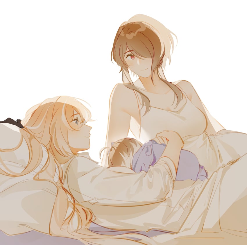 rita rossweisse and durandal (honkai and 1 more) drawn by ylceon