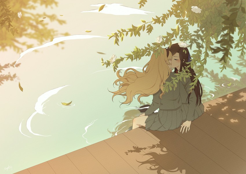 saijou claudine and tendou maya (shoujo kageki revue starlight) drawn by neiigal