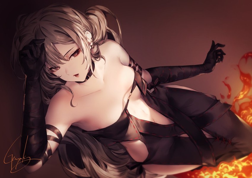 yu mei-ren (fate and 1 more) drawn by genyaky