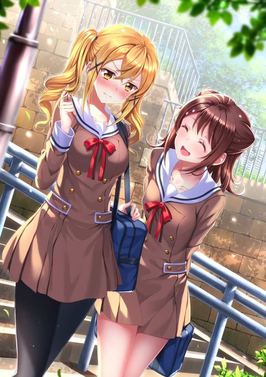 ichigaya arisa and toyama kasumi (bang dream!) drawn by swordsouls
