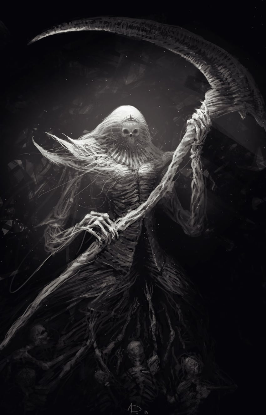 nashandra (dark souls and 1 more) drawn by vulpes-ibculta
