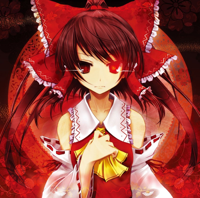 hakurei reimu (touhou and 1 more) drawn by scarlet_(studioscr)